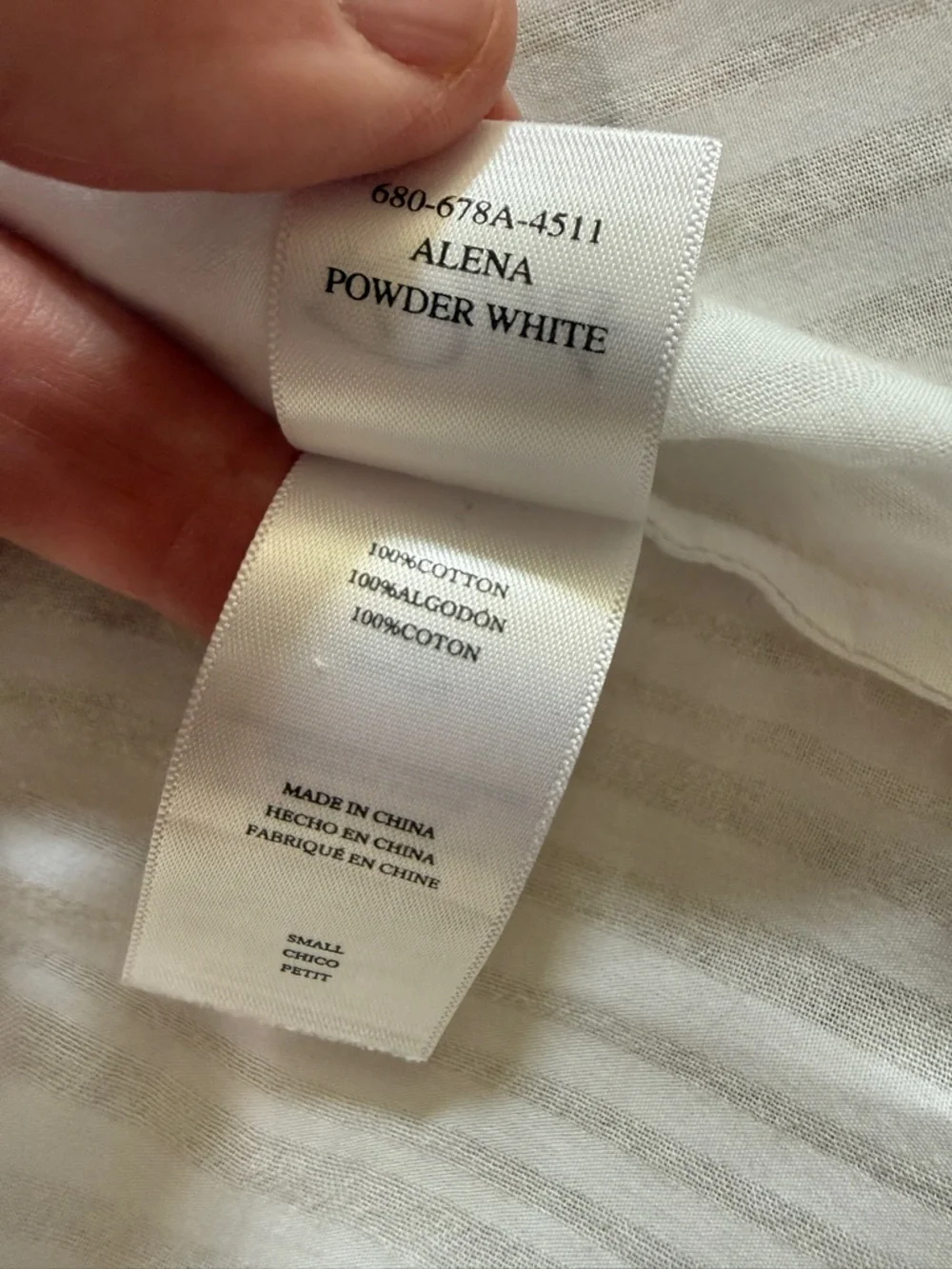 Rails White Alena Organic Cotton Top - Picture 8 of 8